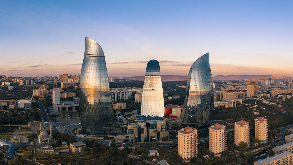 Baku City in Azerbaijan