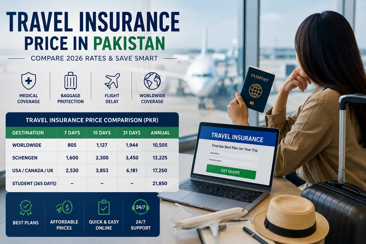 Travel Insurance price in pakistan