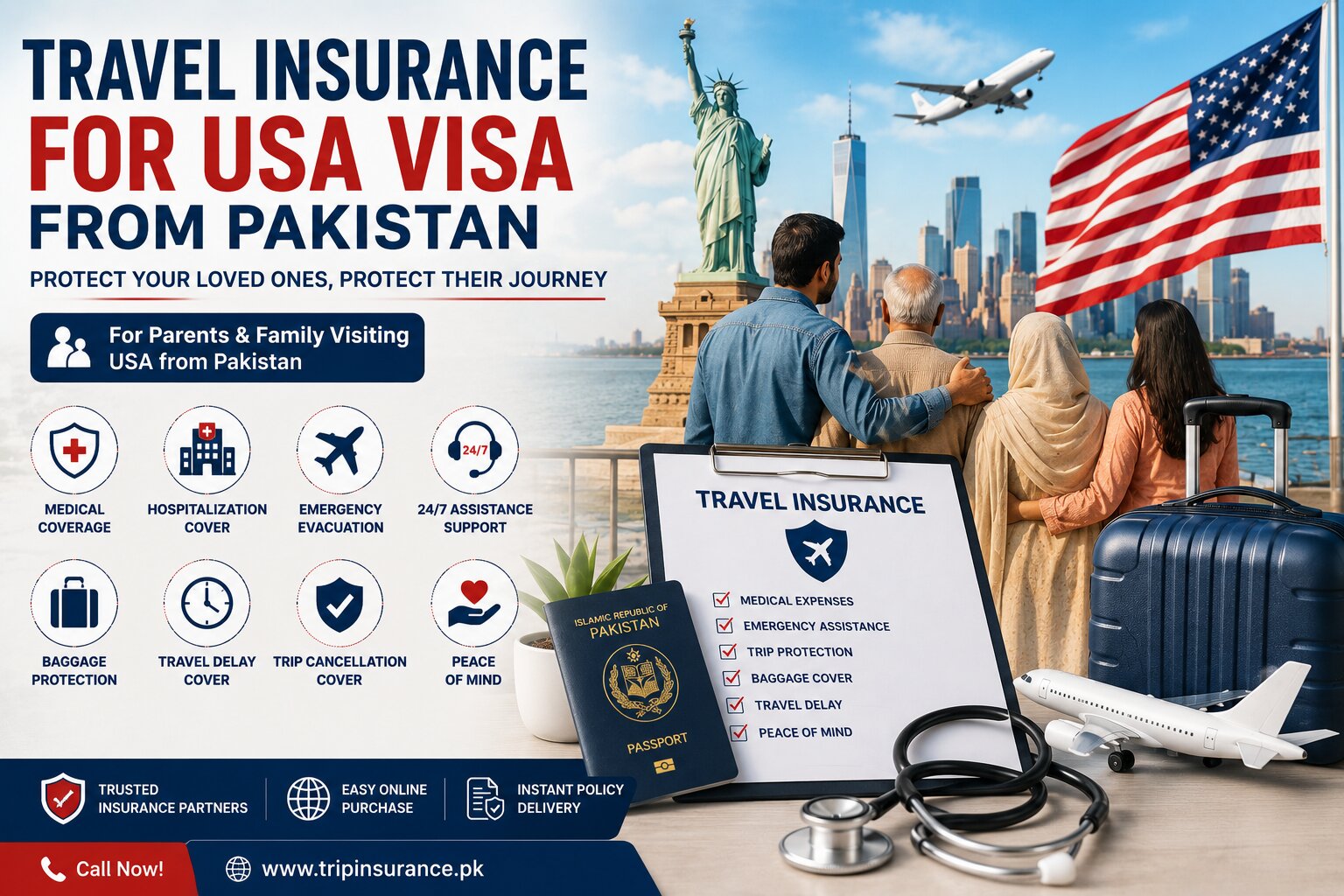 travel insurance for usa from pakistan