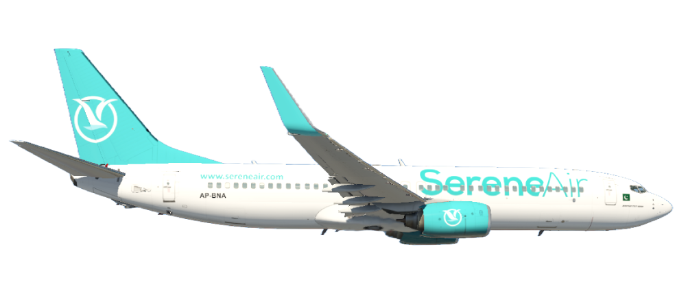 Serene Air airplane