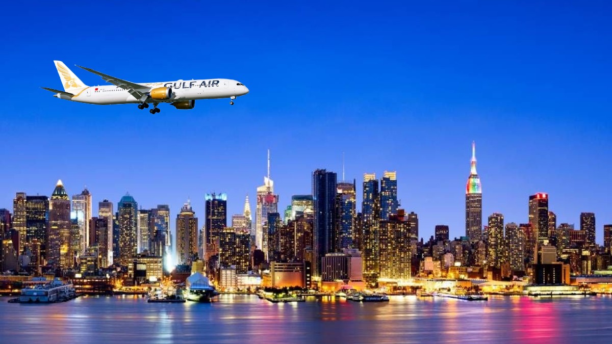 Gulf Air flights to New York