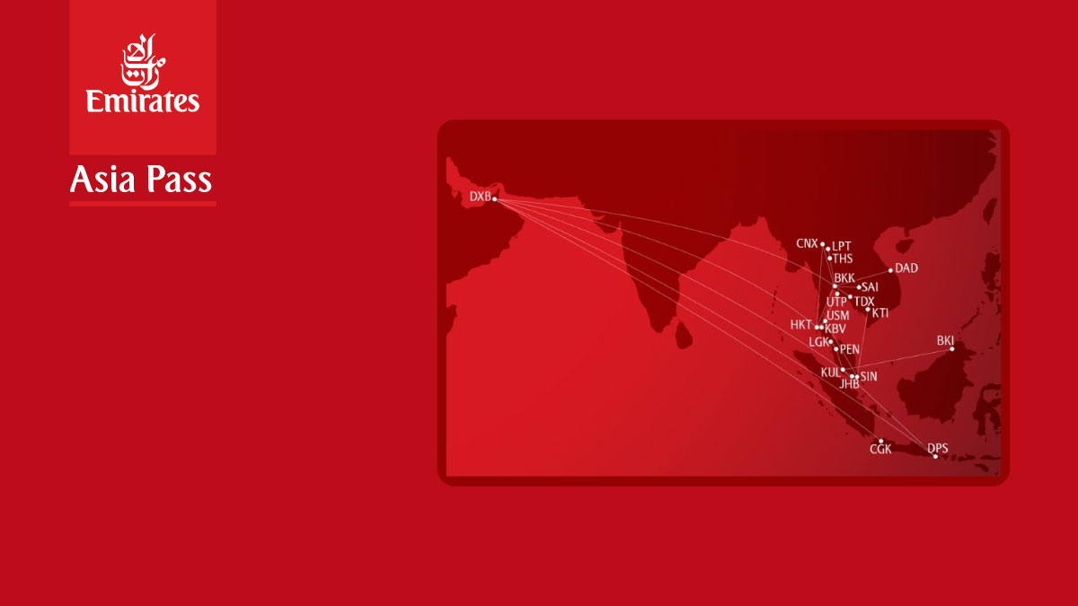 Emirates Asia Pass Tickets