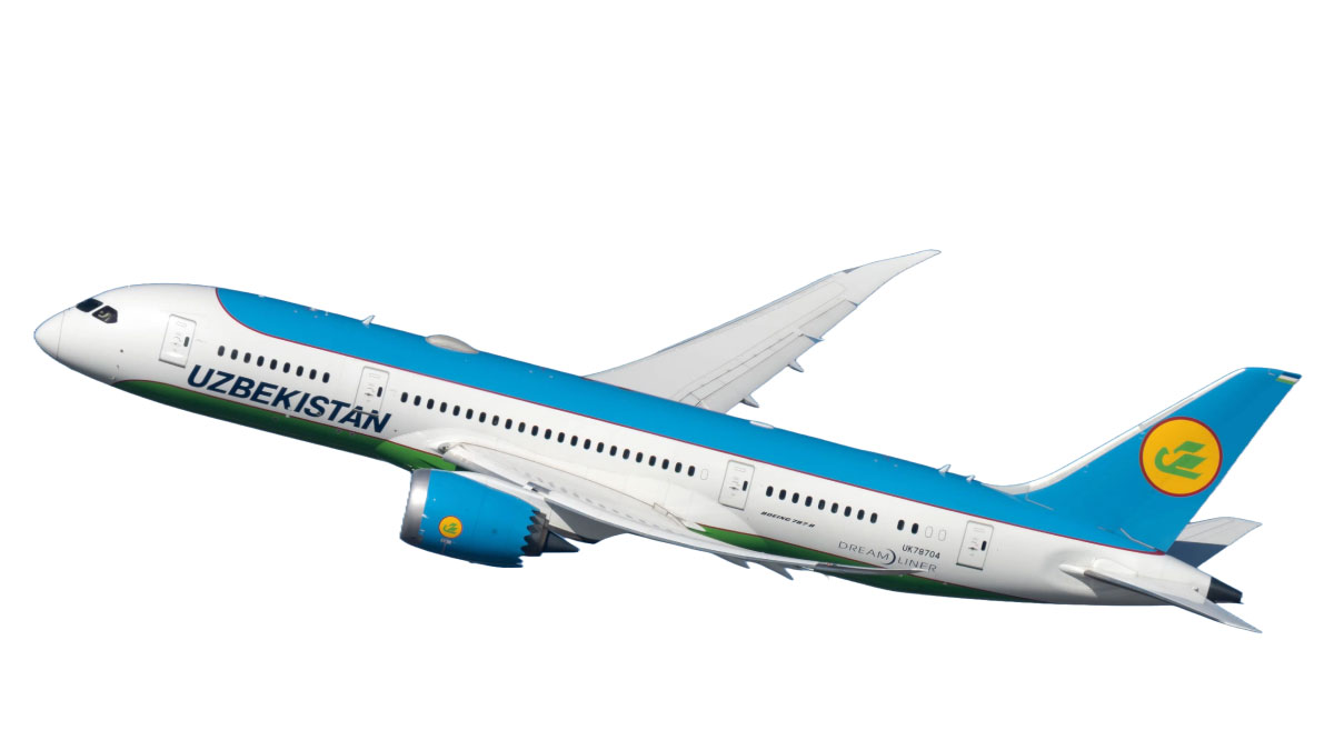 Uzbekistan Airways airplane