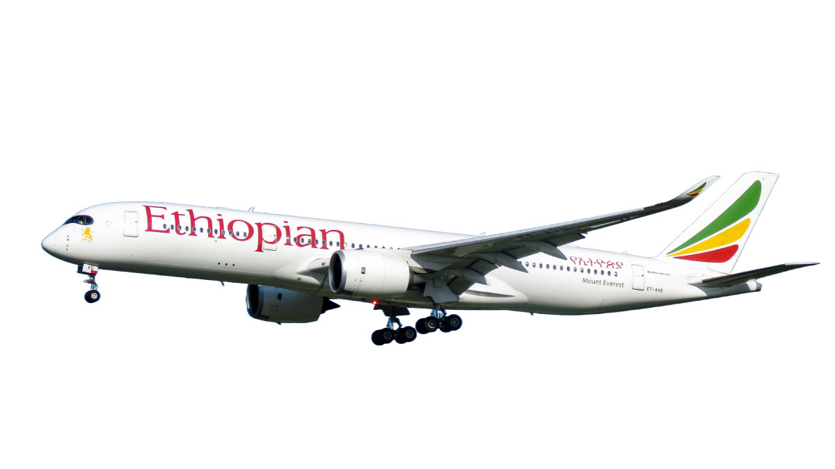 Ethiopian Airlines airplane