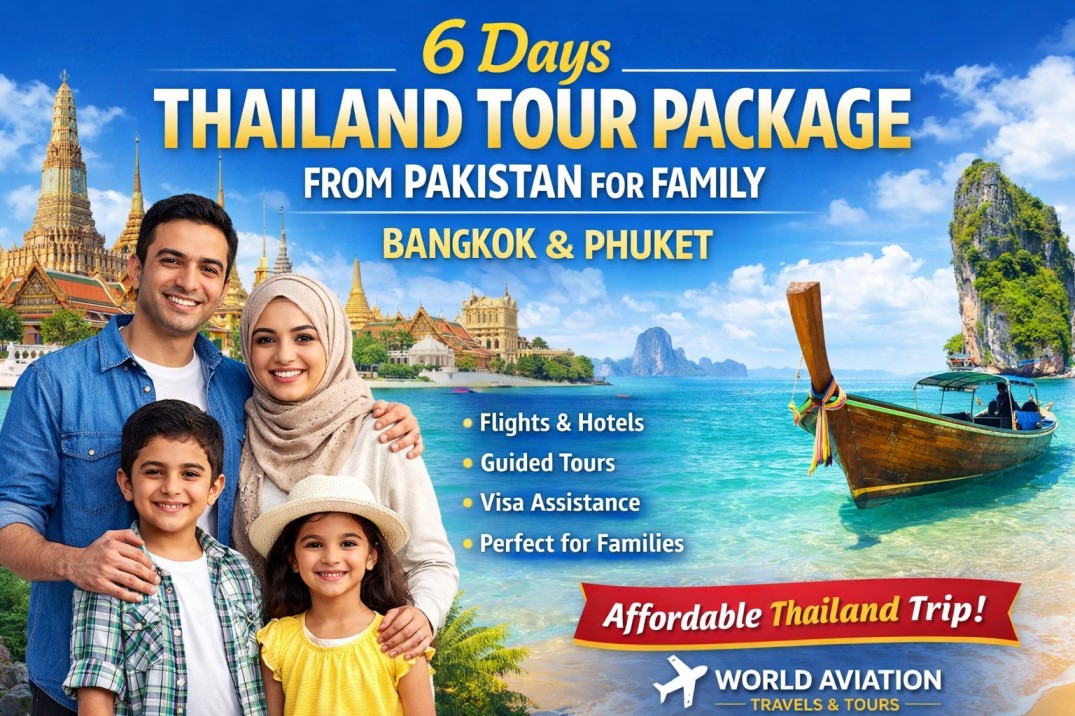 6 days thailand tour package from pakistan